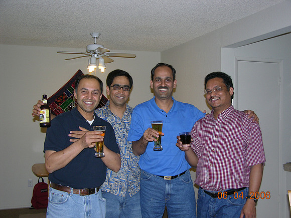 Four roommates together after 18 years
