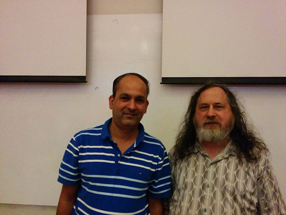 With Richard Stallman (RMS)