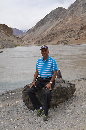 Confluence of the Indus (Sindhu) and Zanskar Rivers