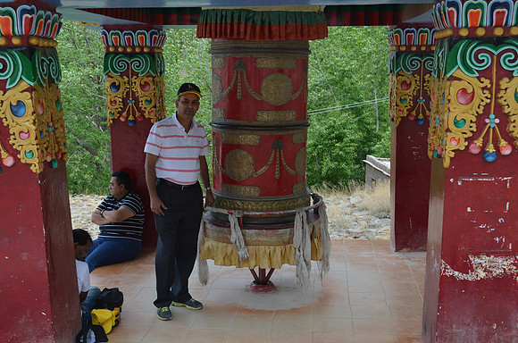 Near a Prayer Wheel